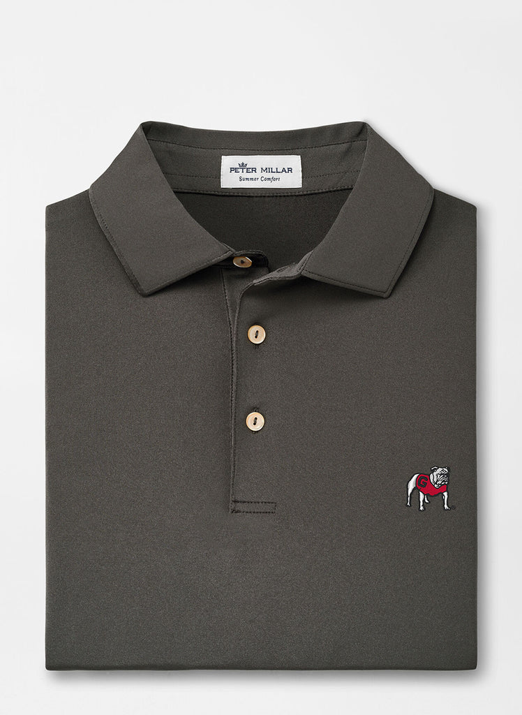 UGA Solid Stretch Jersey Polo